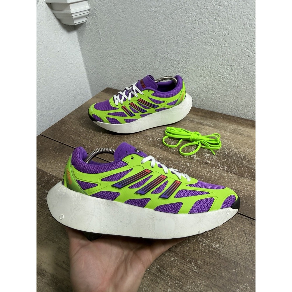 Adidas Adizero Aruku Women's Running Shoes Purple Green Size 8.5 Sneakers